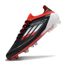 Chuteira Campo Adidas F50 Primeknit Elite FG Preta, Branca e Vermelha
