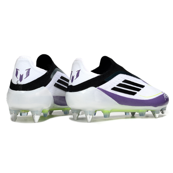 Chuteira Campo Adidas F50 Elite Sem Cadarço SG Trava Mista Messi Stellar Icon Pack
