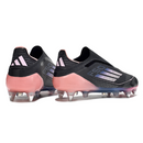 Chuteira Campo Adidas F50 Elite Sem Cadarço SG Trava Mista Preta e Rosa