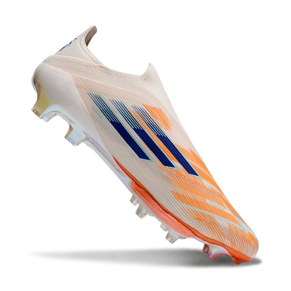 Chuteira Campo Adidas F50+ Elite Sem Cadarço FG Laranja Sparkfusion Pack