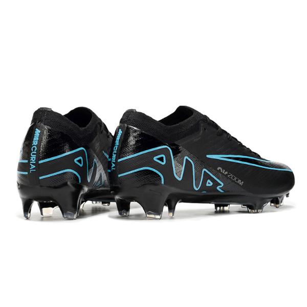 Chuteira Campo Nike Zoom Mercurial Vapor 15 Elite FG Preta e Azul