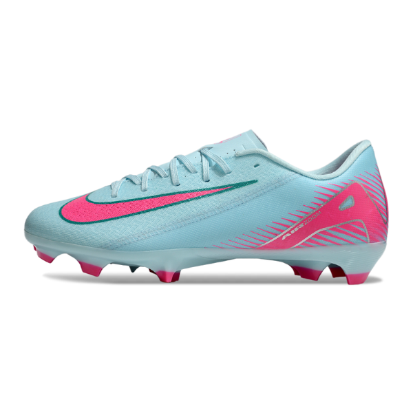 Chuteira Campo Nike Zoom Mercurial Vapor 16 Academy FG Azul Claro e Rosa