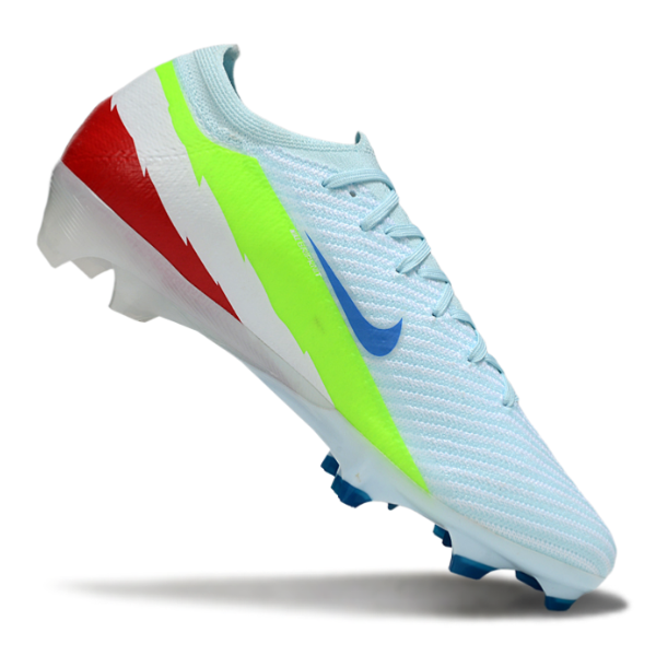 Chuteira Campo Nike Air Zoom Mercurial Vapor 16 Elite FG Azul Claro