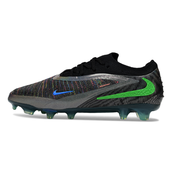 Chuteira Campo Nike Phantom 6 Elite Preta e Cinza