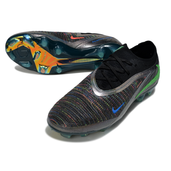 Chuteira Campo Nike Phantom 6 Elite Preta e Cinza