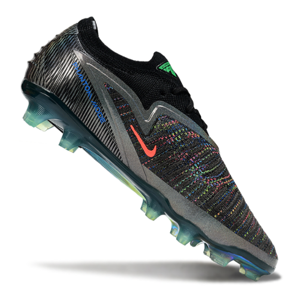 Chuteira Campo Nike Phantom 6 Elite Preta e Cinza
