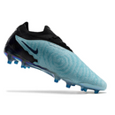 Chuteira Campo Nike Phantom GX Elite FG Azul Claro e Preta