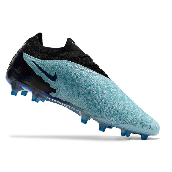 Chuteira Campo Nike Phantom GX Elite FG Azul Claro e Preta