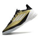 Chuteira Futsal Adidas F50 Elite IC Triunfo Dourado Pack