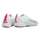 Chuteira Futsal Adidas X Crazyfast.1 IC Branca, Roxa e Azul