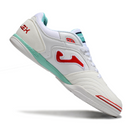 Chuteira Futsal Joma Top Flex 24 IC Branco, Vermelho e Azul Claro