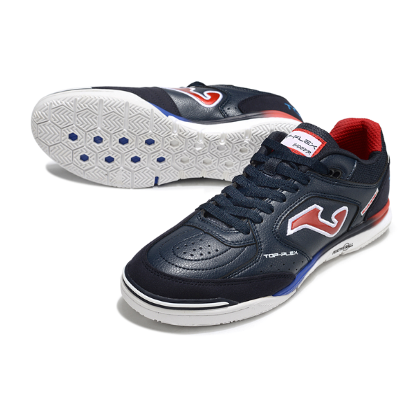 Chuteira Futsal Joma Top Flex Rebound IC Azul Escuro