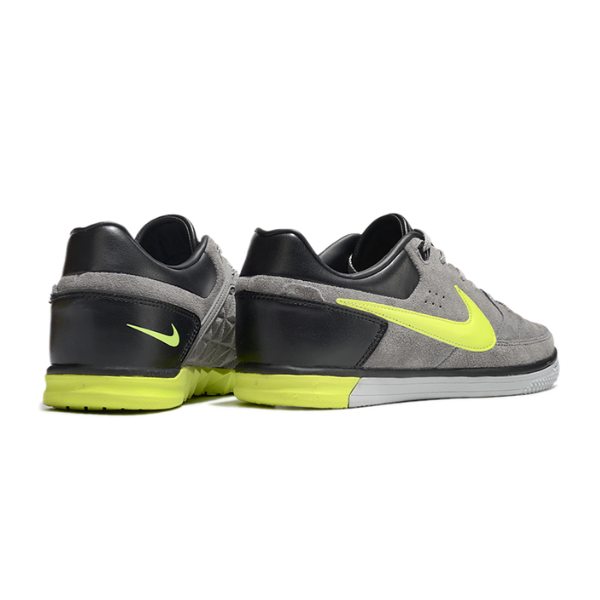 Chuteira Futsal Nike5 Street Gato IC Cinza e Verde