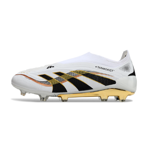 Chuteira Campo Adidas Predator 25 Elite Sem Cadarço FG Teamgeist Pack