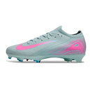 Chuteira Campo Nike Air Zoom Mercurial Vapor 16 Elite FG Azul Claro e Rosa