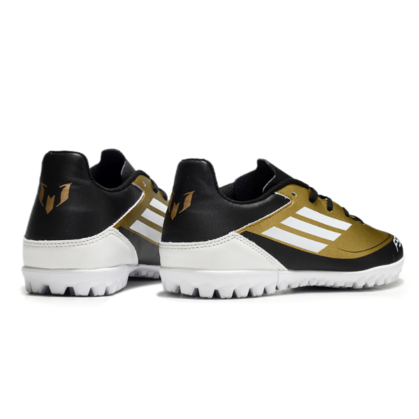 Chuteira Society Adidas F50 Club TF Messi Triunfo Dourado Pack