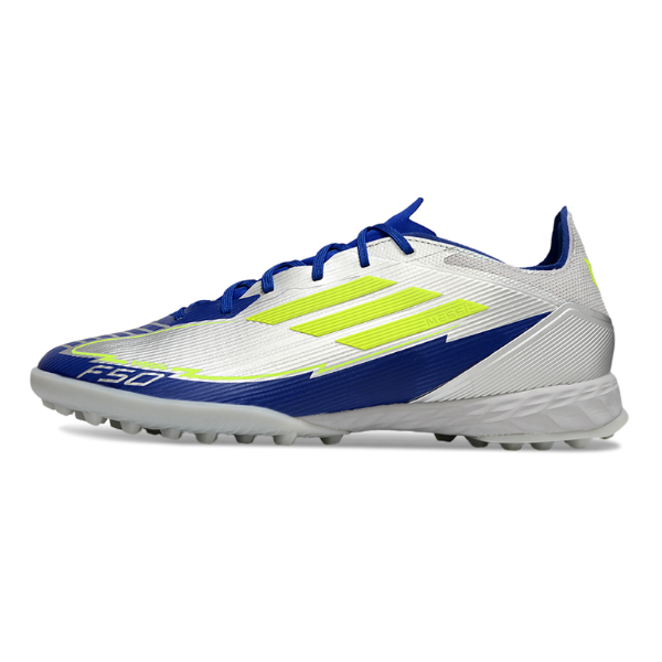 Chuteira Society Adidas F50 Elite TF Prata e Azul