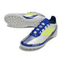 Chuteira Society Adidas F50 Elite TF Prata e Azul