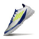 Chuteira Society Adidas F50 Elite TF Prata e Azul