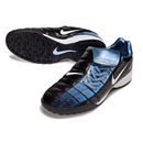 Chuteira Society Nike Air Zoom Total 90 III TF Preta e Azul