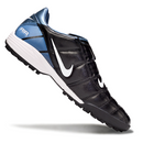 Chuteira Society Nike Air Zoom Total 90 III TF Preta e Azul