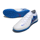 Chuteira Society Nike Phantom GX2 Elite TF Branca e Azul