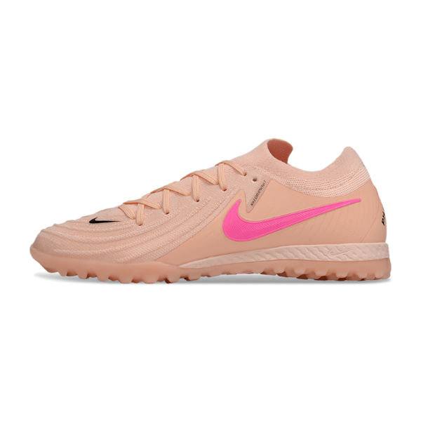 Chuteira Society Nike Phantom GX2 Elite TF Rosa Claro