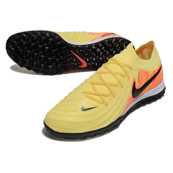 Chuteira Society Nike Phantom GX2 Elite TF Amarelo e Laranja