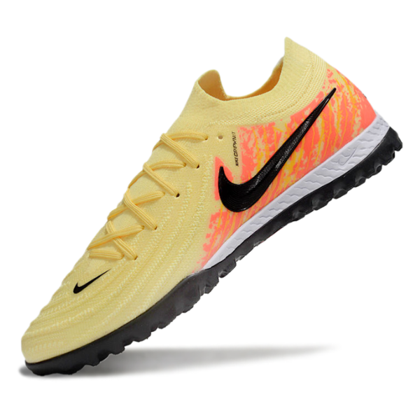 Chuteira Society Nike Phantom GX2 Elite TF Amarelo e Laranja