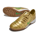 Chuteira Society Nike Total 90 III TF Dourado e Verde