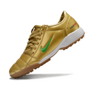 Chuteira Society Nike Total 90 III TF Dourado e Verde