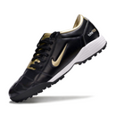 Chuteira Society Nike Total 90 III TF Preto e Dourado