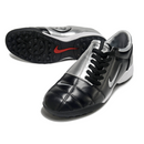Chuteira Society Nike Total 90 III TF Preta e Prata