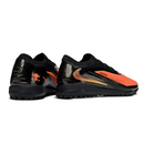 Chuteira Society Nike Phantom 6 Elite TF Laranja e Preta