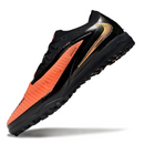 Chuteira Society Nike Phantom 6 Elite TF Laranja e Preta