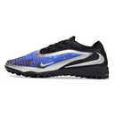 Chuteira Society Nike Phantom 6 Elite TF Preta, Azul e Prata
