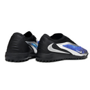 Chuteira Society Nike Phantom 6 Elite TF Preta, Azul e Prata