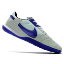 Chuteira Futsal Nike Streetgato IC Branca, Cinza e Azul Marinho
